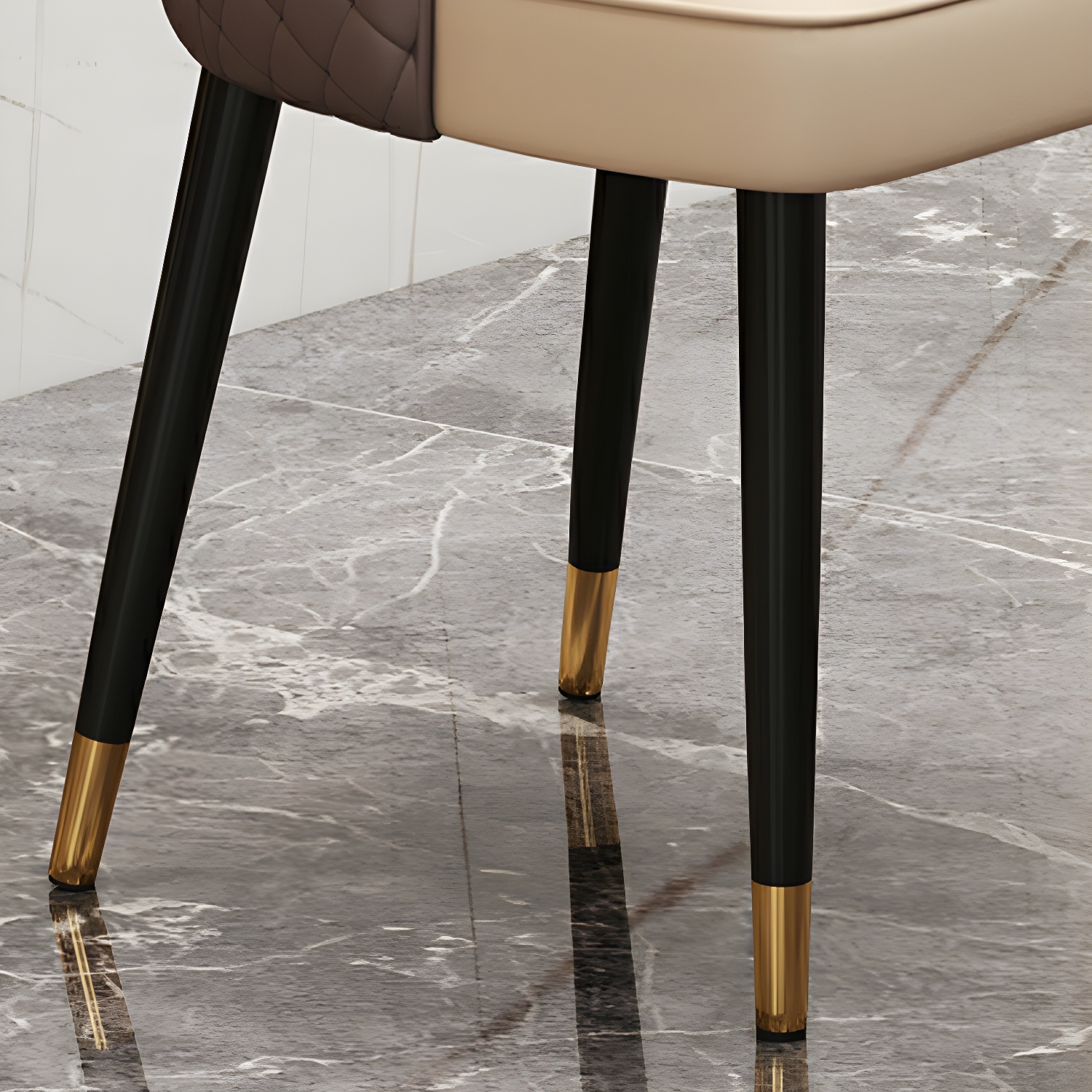 Upholstered High-Back Dining Chair | Ormau - image 16