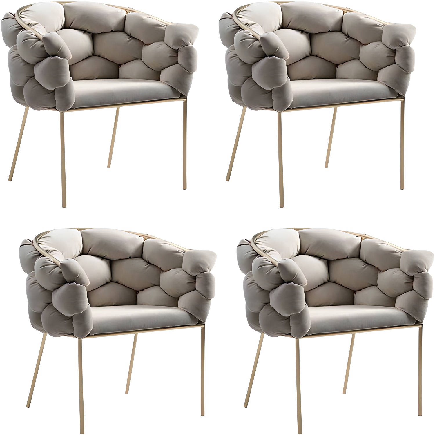 Glam Upholstered Dining Chair | Ormau - image 31