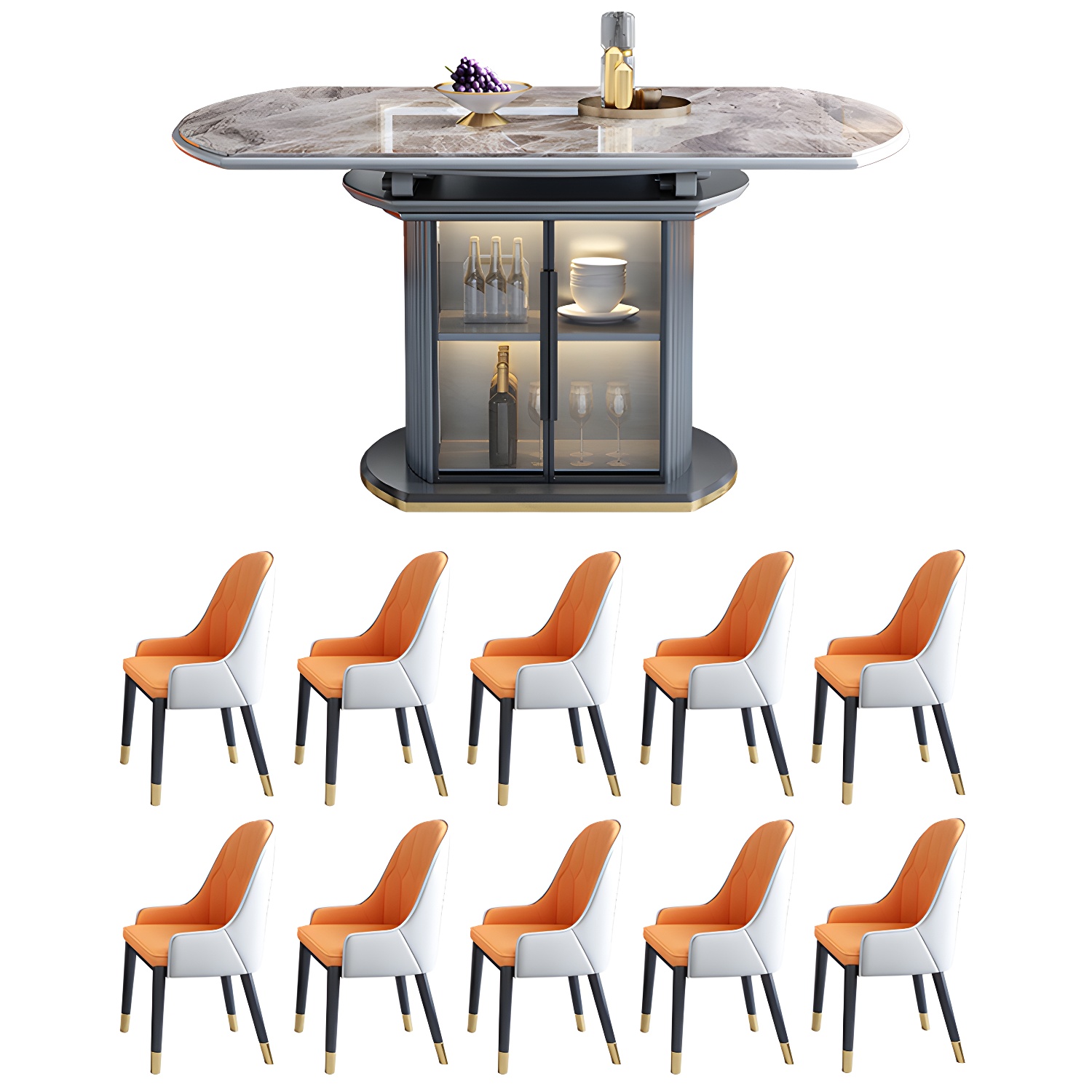 Slate & Gray Dining Set | Ormau - image 15