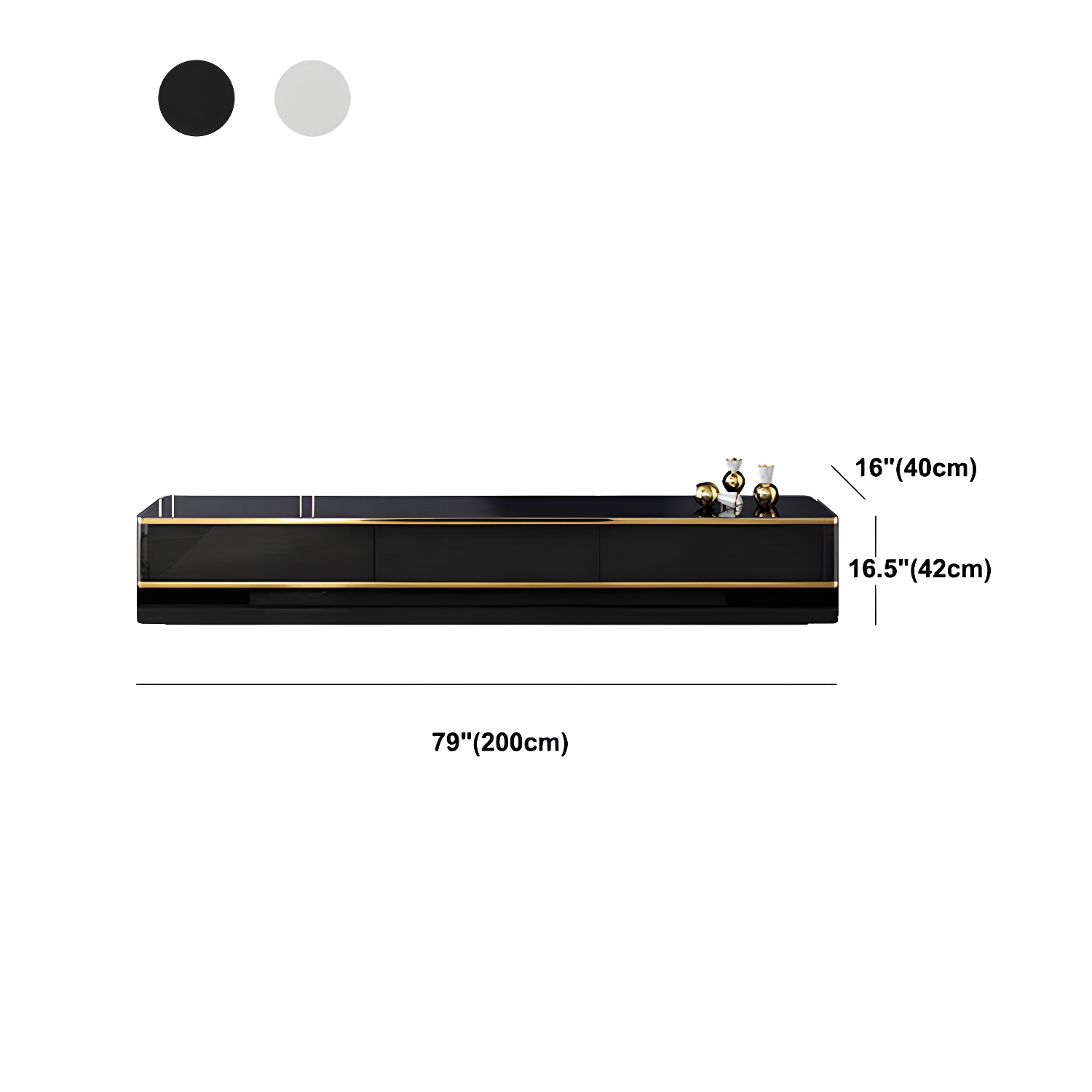 3-Drawer Glass TV Stand | Ormau - image 19