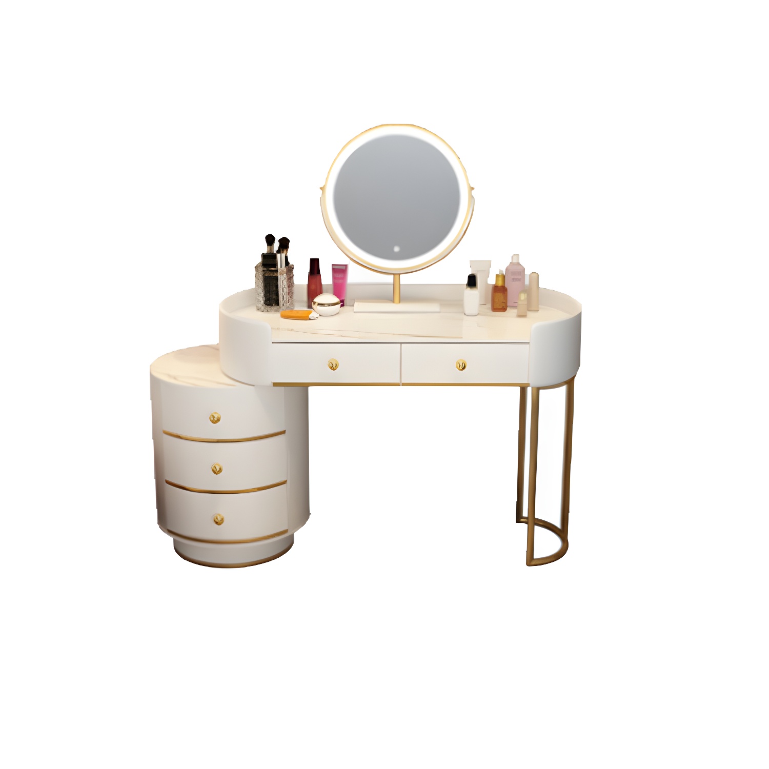 Metallic Lighted Vanity | Ormau - image 14
