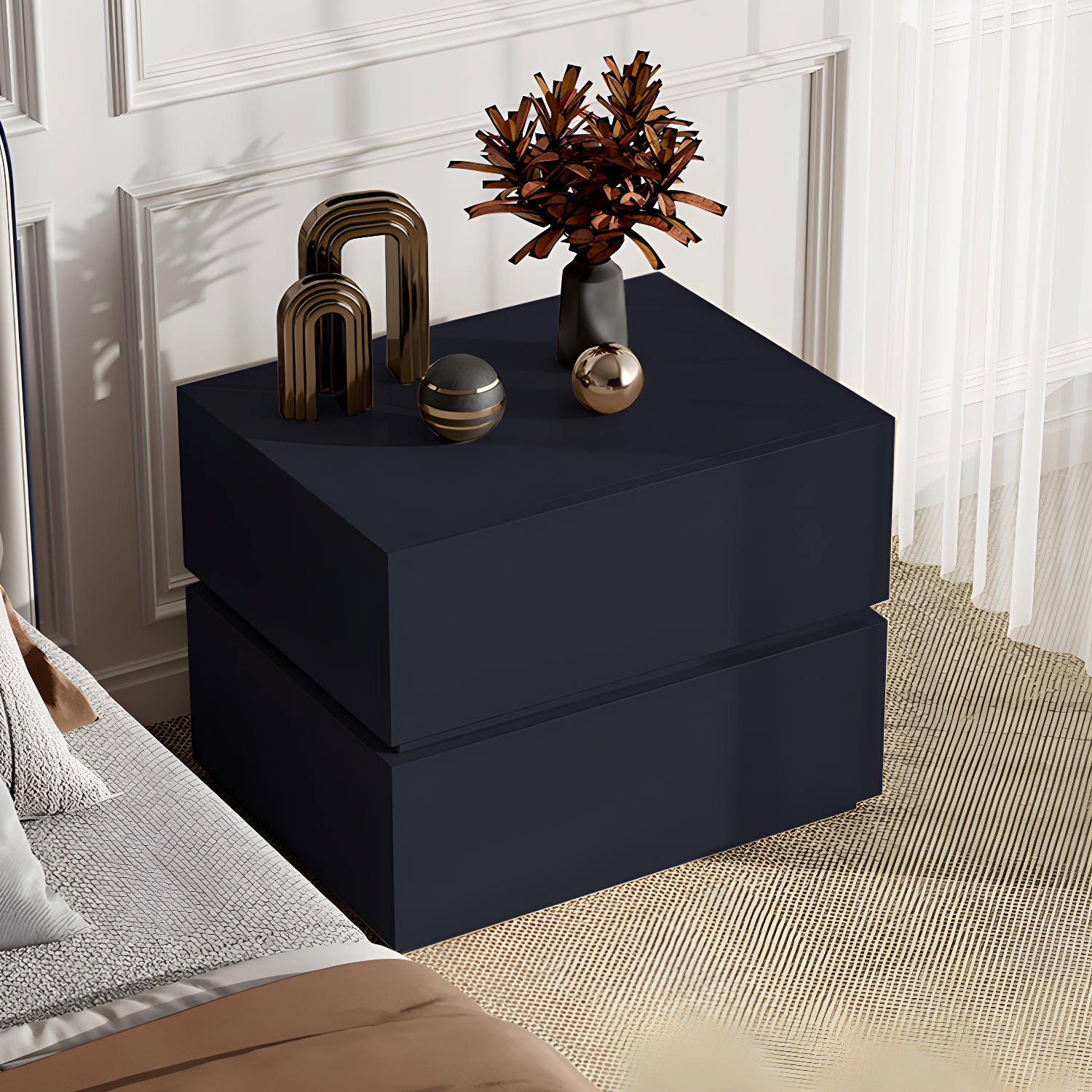 Modern Drawer Nightstand | Ormau - image 9
