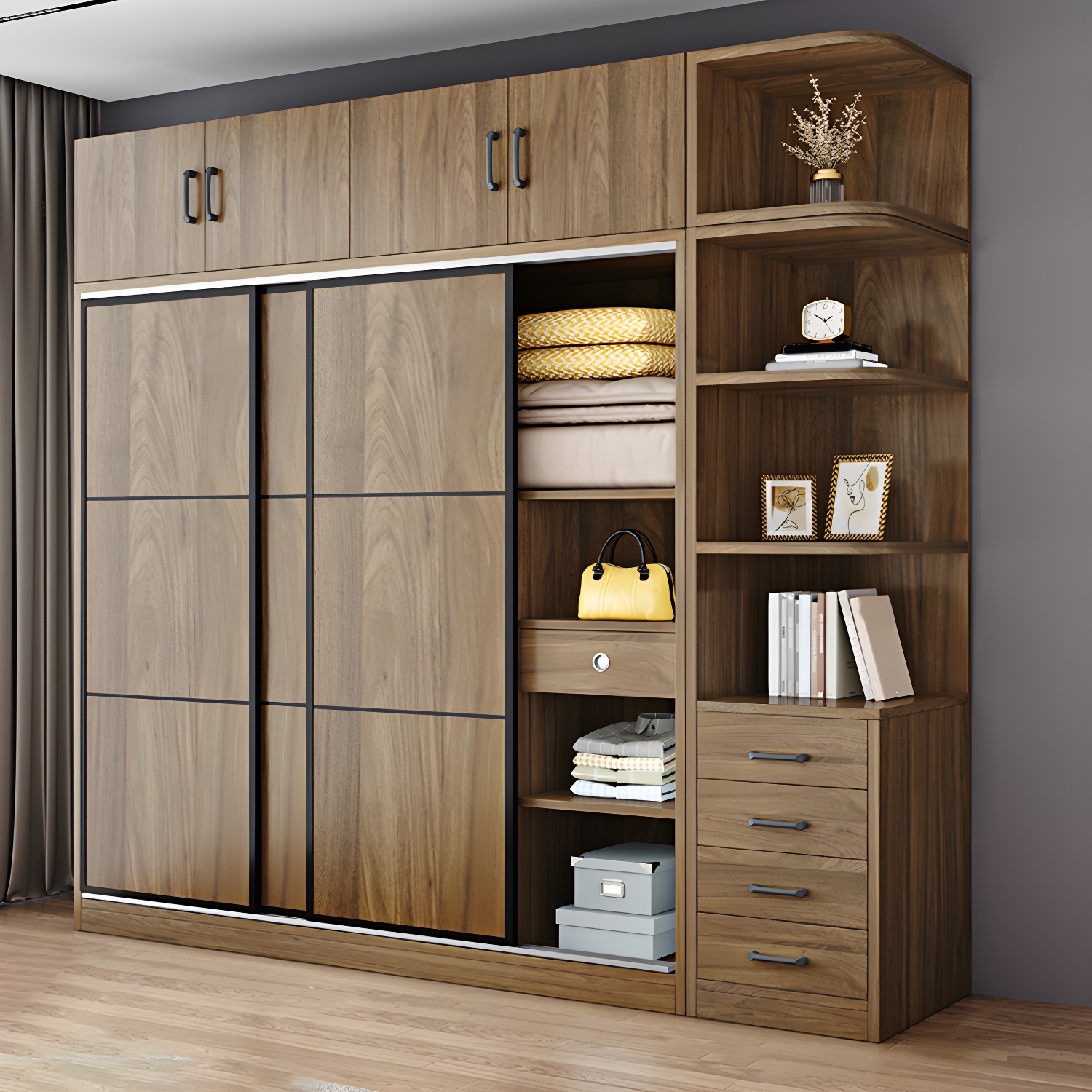 Modern Pine Wardrobe | Ormau - image 39
