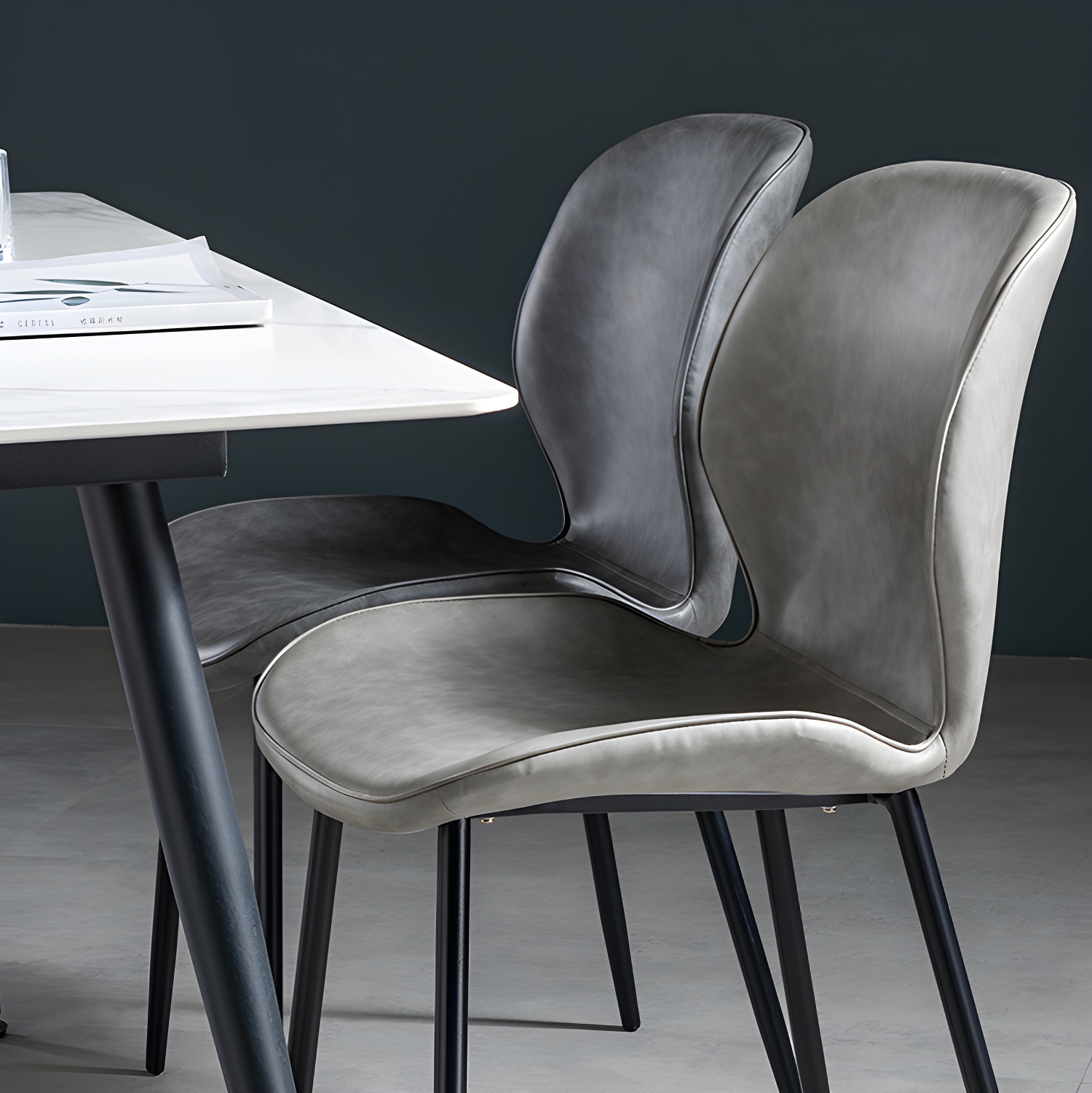 Wingback Leather Dining Chair | Ormau - image 22