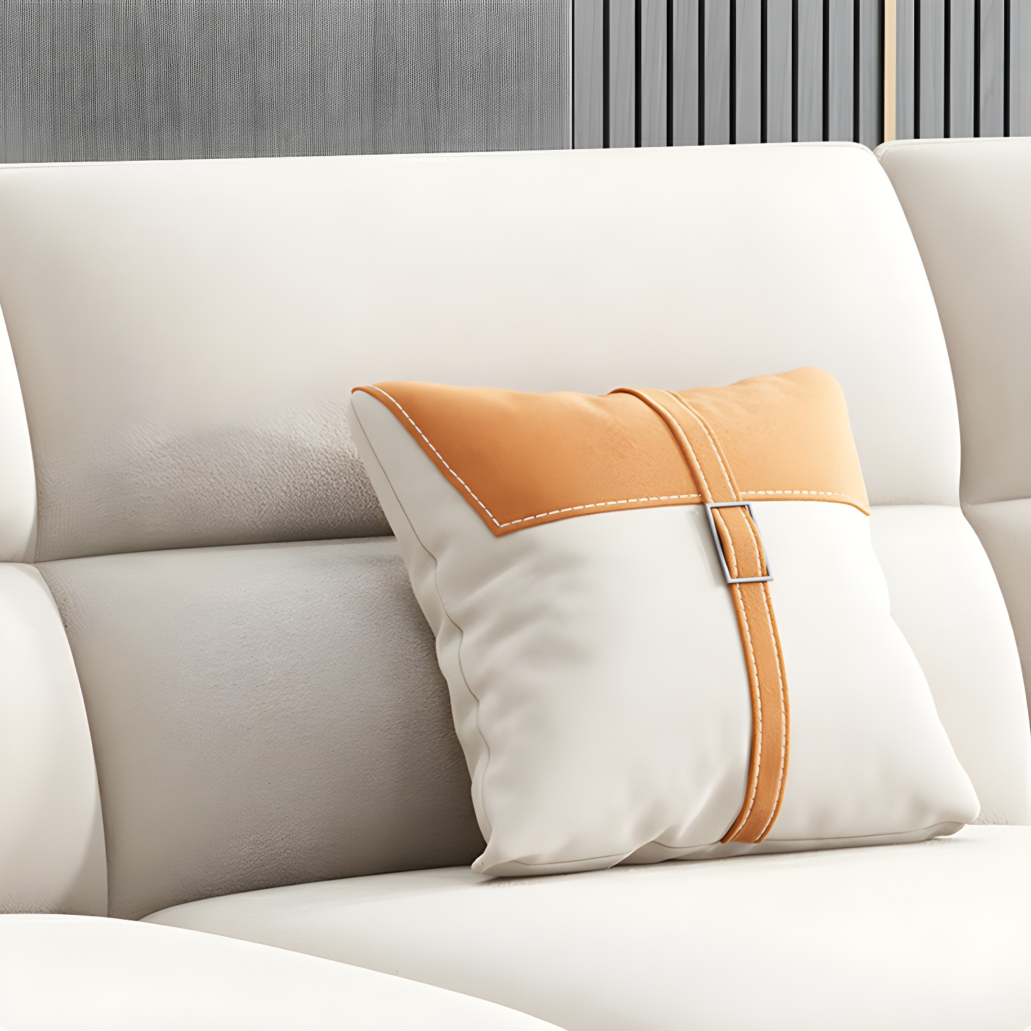 Modern Beige Sectional Sofa | Ormau - image 7