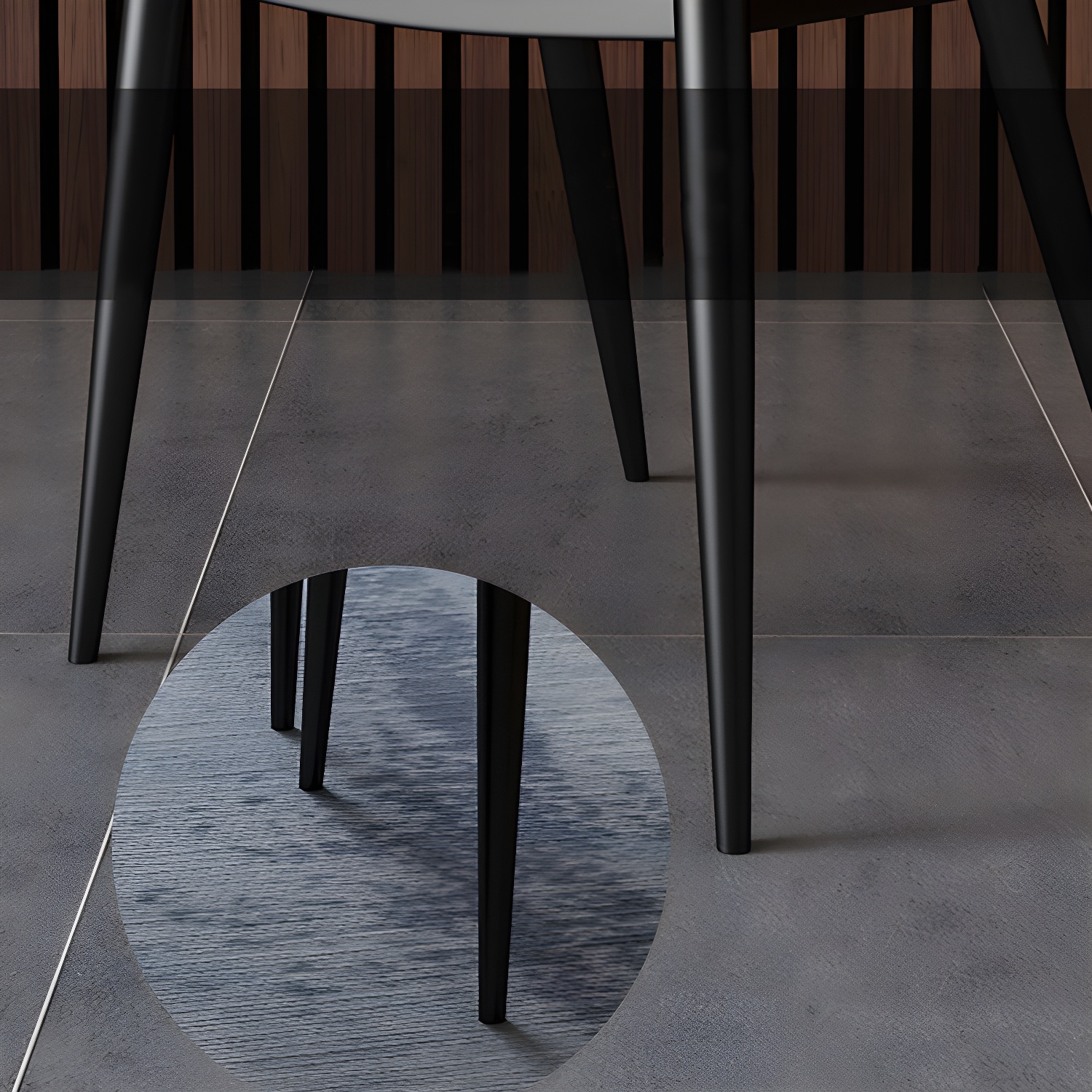 Wingback Leather Dining Chair | Ormau - image 15