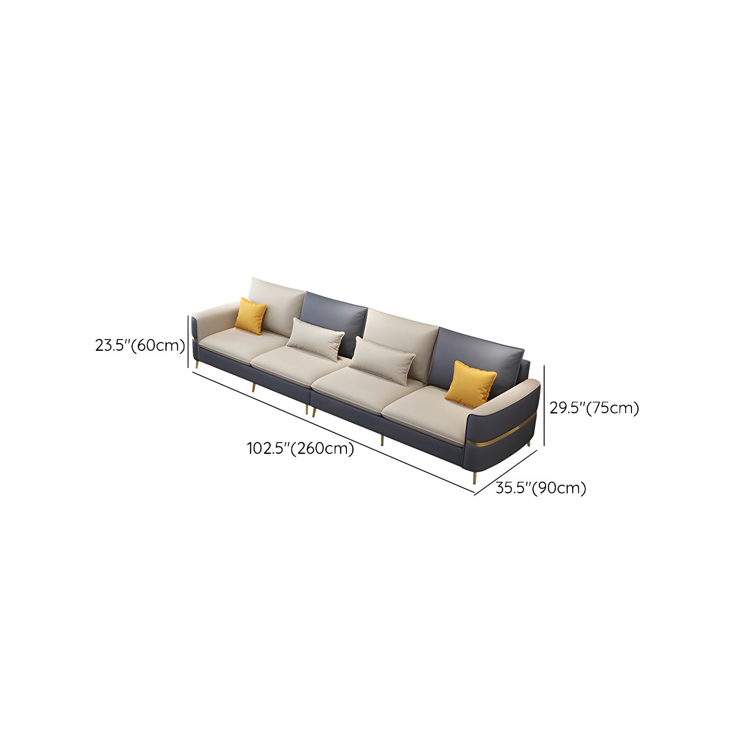 Glam Sectional Sofa | Ormau - image 19