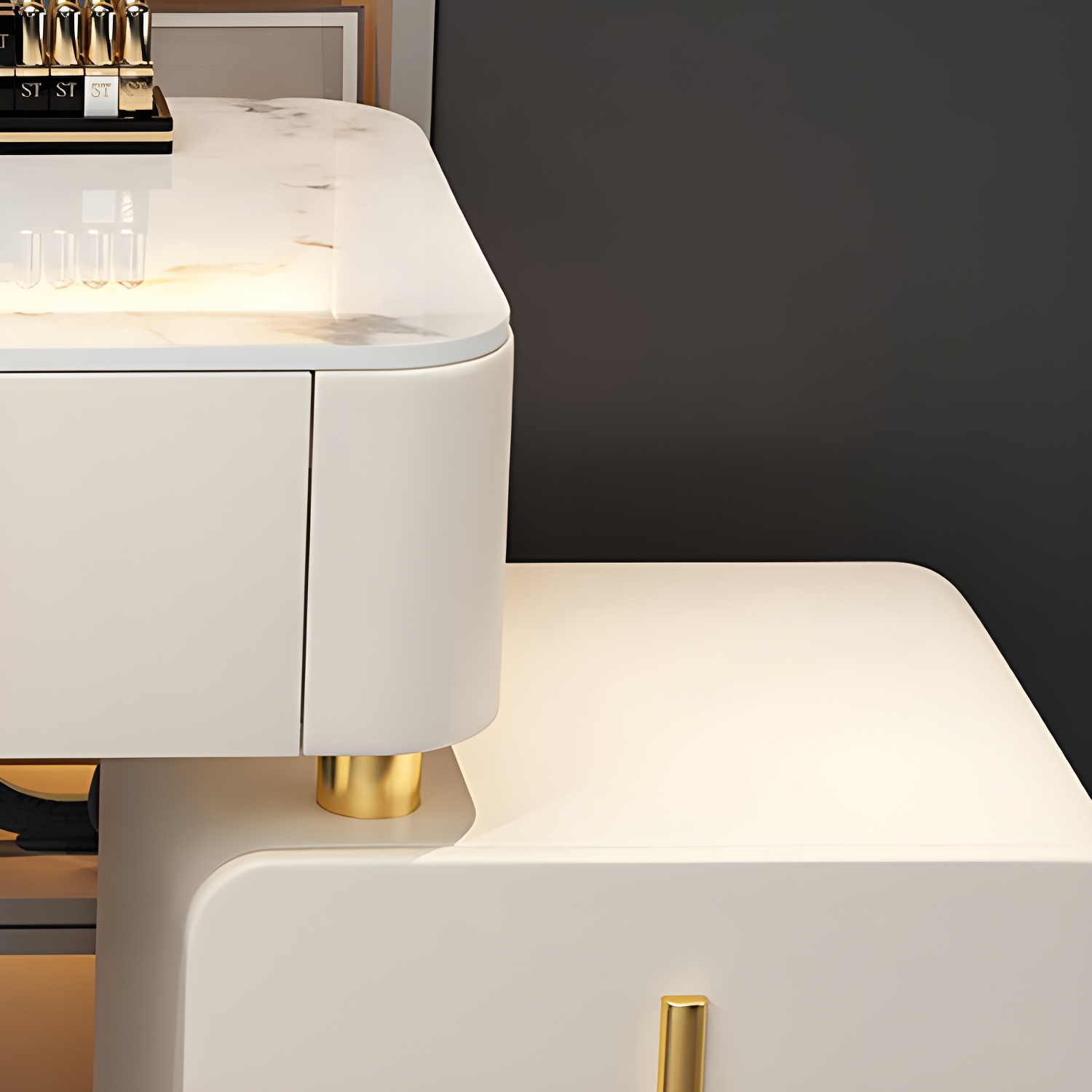 Stone Top Vanity Desk | Ormau - image 10