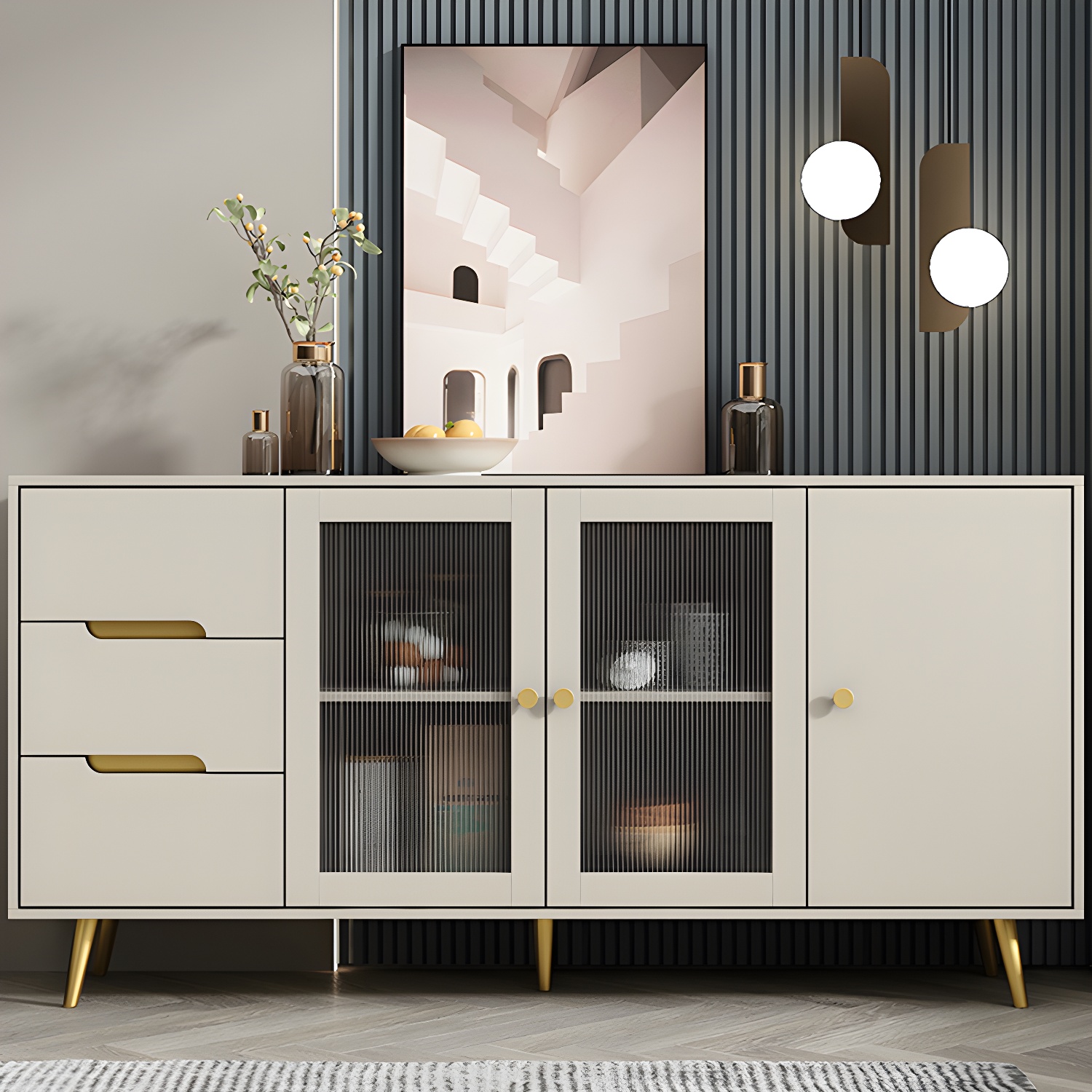 Modern Glass Door Sideboard | Ormau - image 20