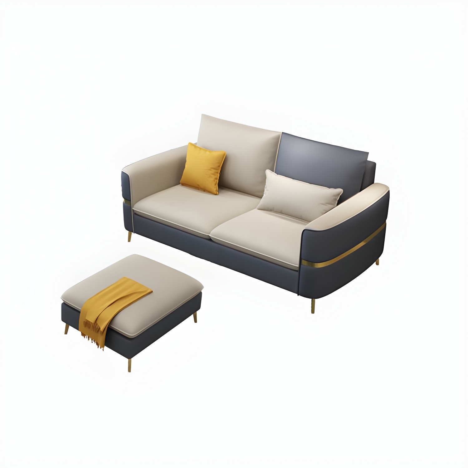 Glam Sectional Sofa | Ormau - image 32