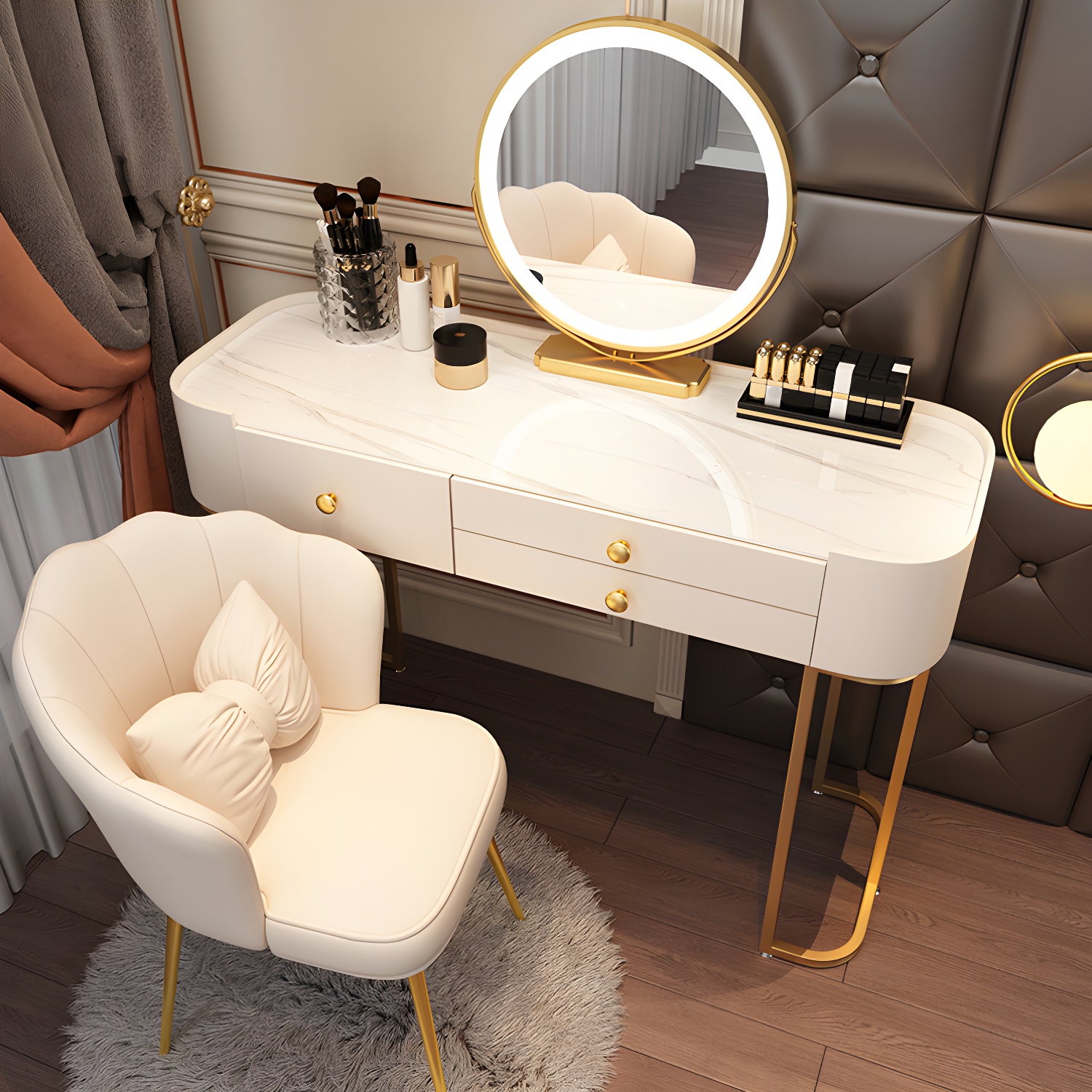 Glam Glass Vanity | Ormau - image 23