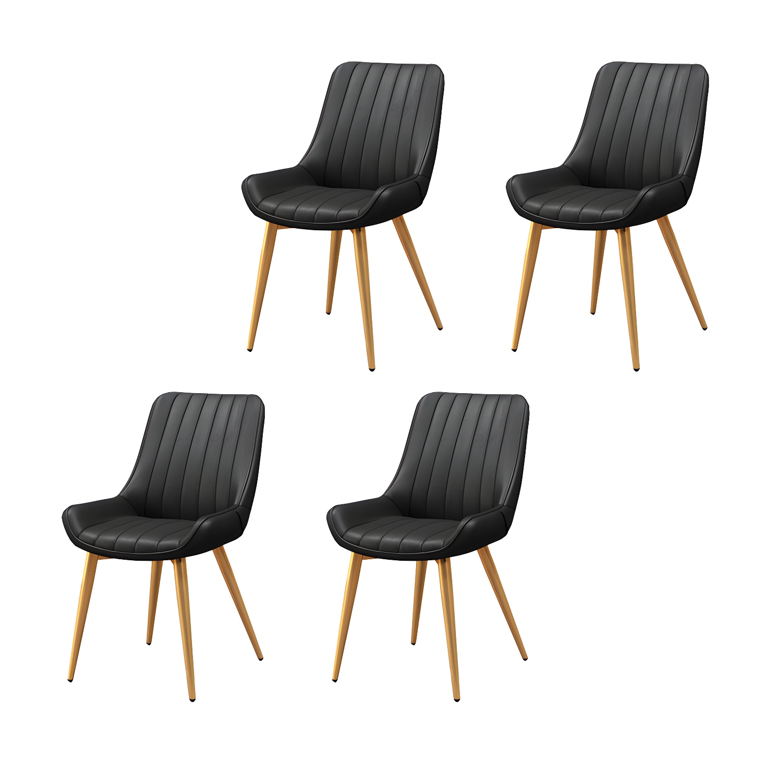 Faux Leather Dining Side Chair | Ormau - image 31