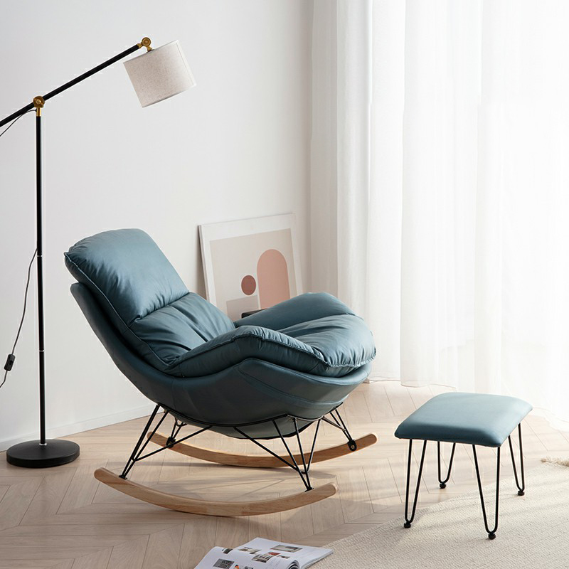 Upholstered Rocking Chair & Ottoman | Ormau - image 4