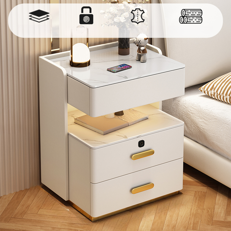 Illuminated Stone Nightstand | Ormau - image 6