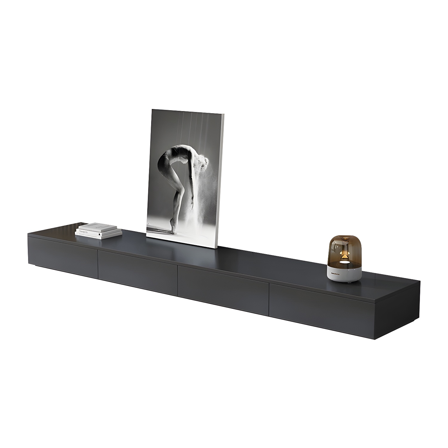 Black Low TV Stand | Ormau - image 24