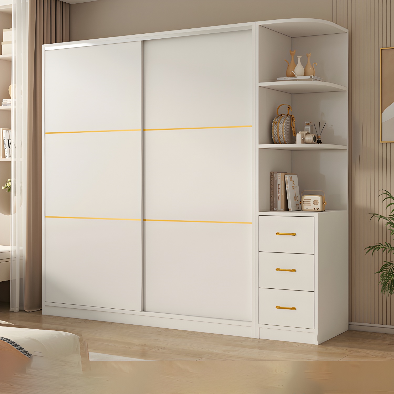 Spacious White Armoire | Ormau - image 44
