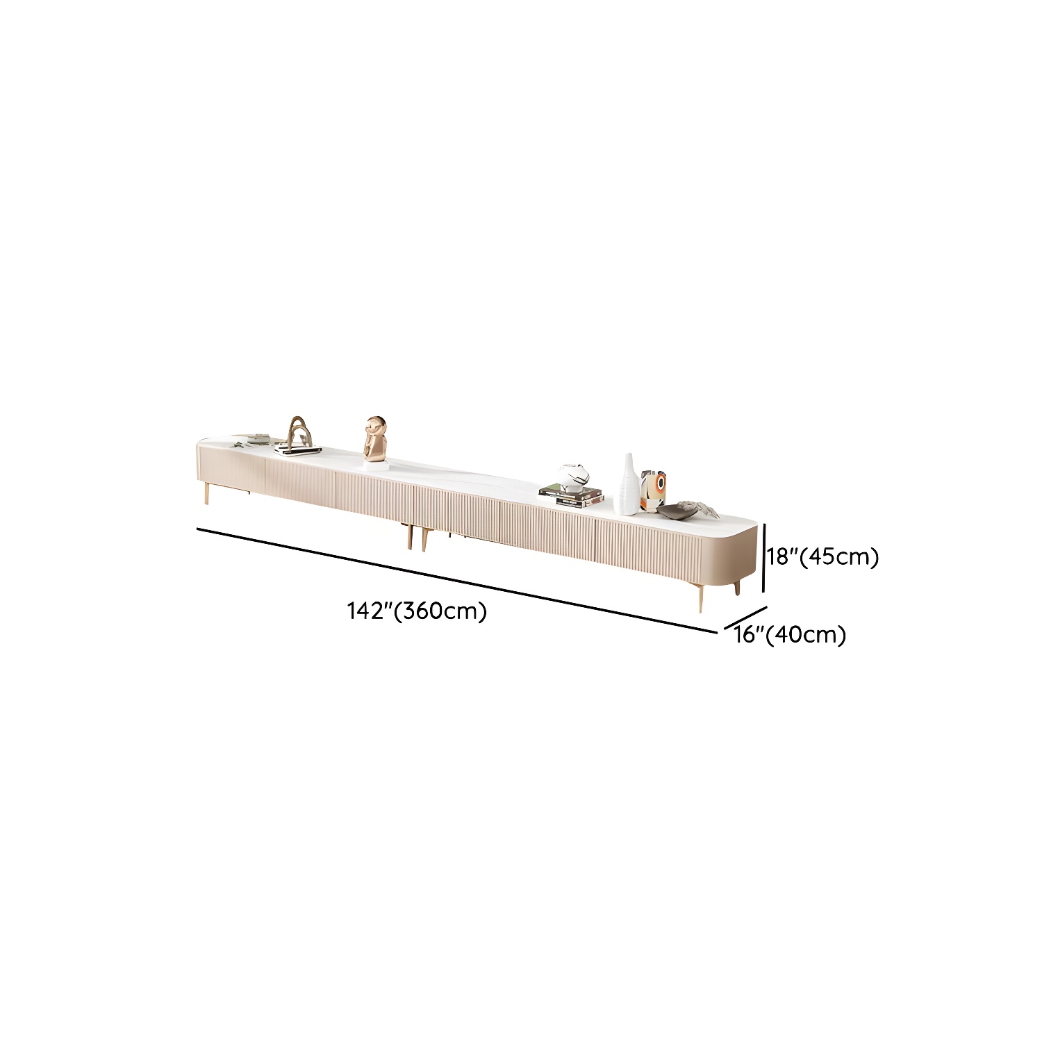 Modern Stone TV Stand | Ormau - image 18