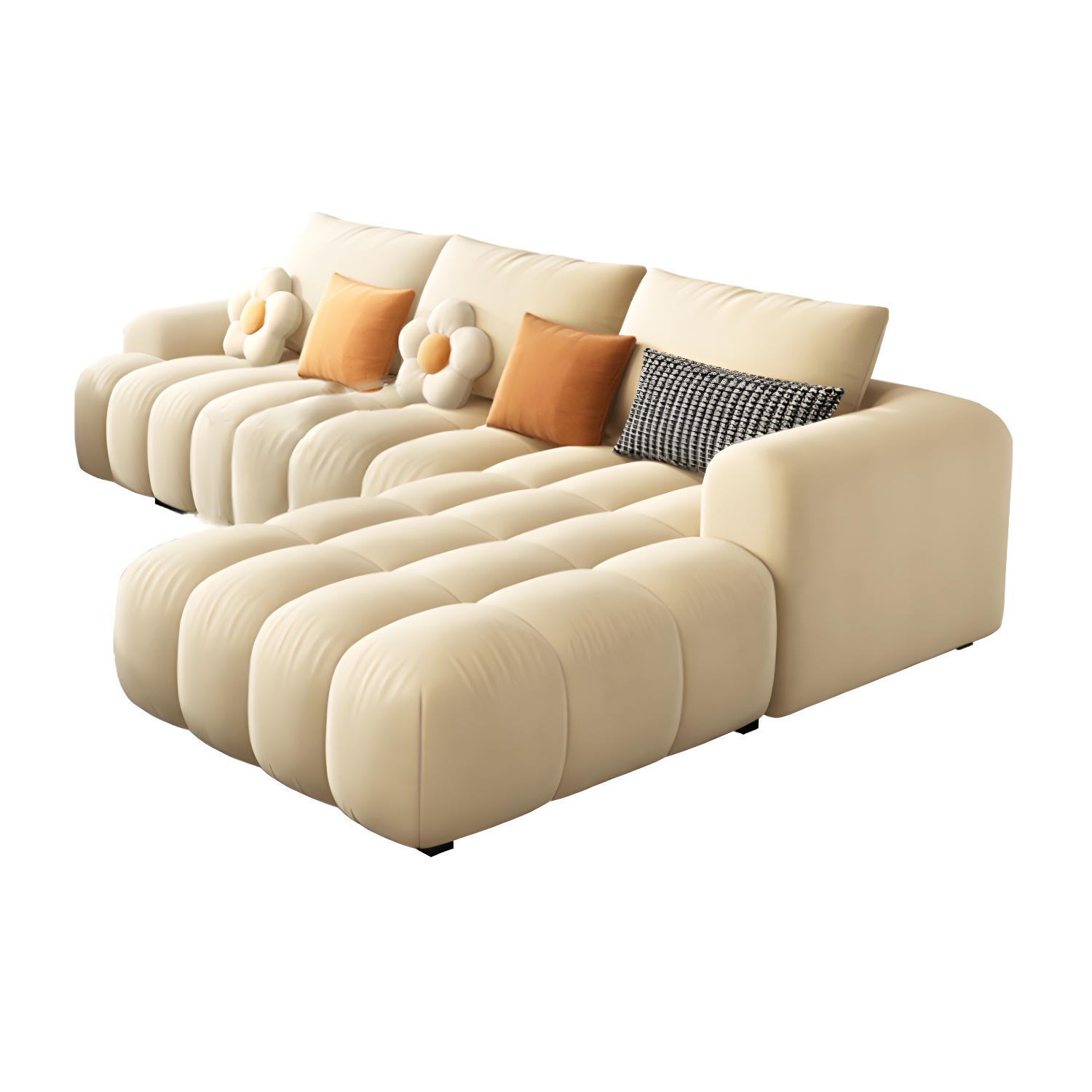 Suede Sectional Sofa | Ormau - image 11