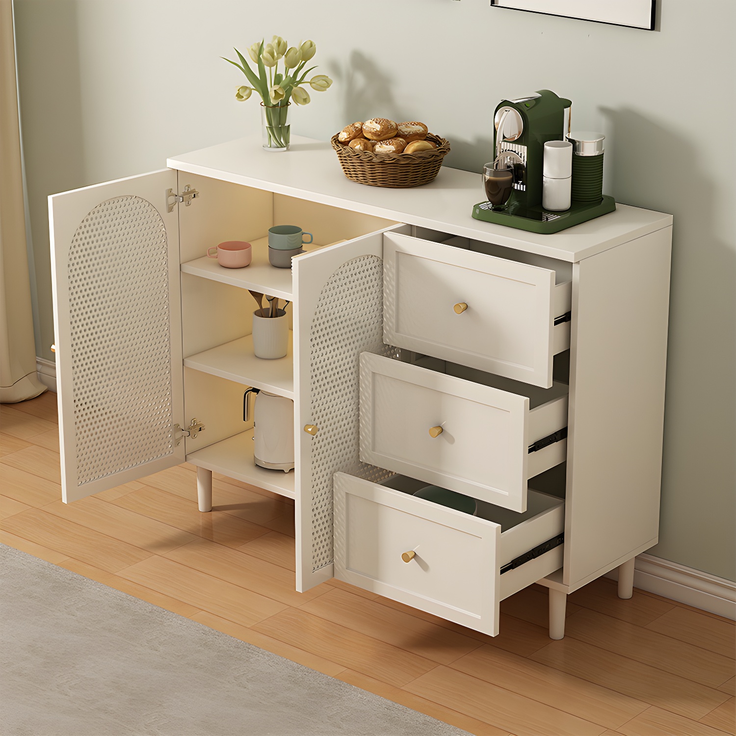Modern White Sideboard | Ormau - image 3