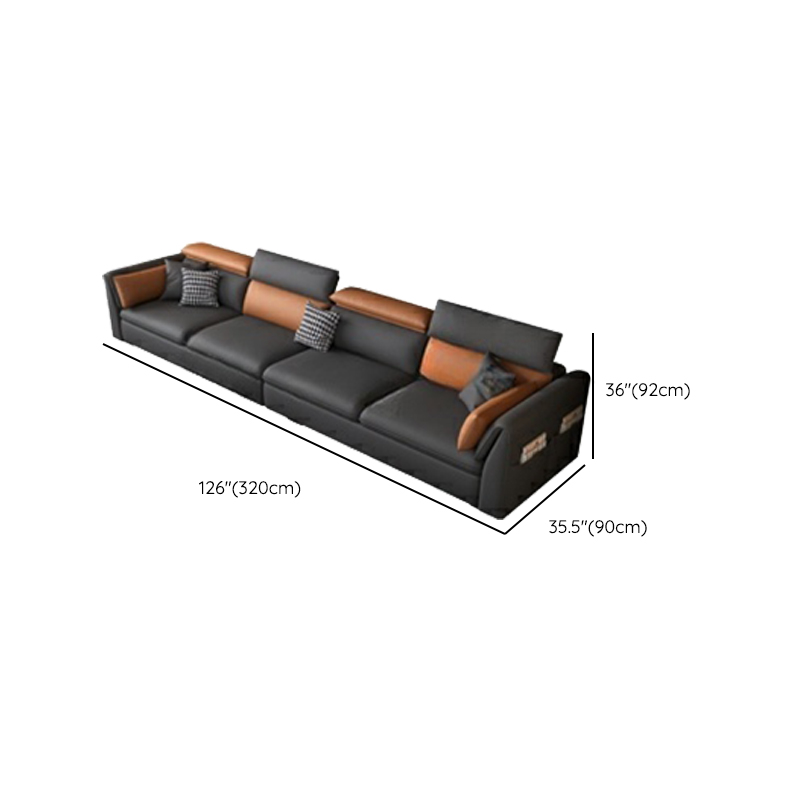 Gray Tech Cloth Sectional | Ormau - image 26