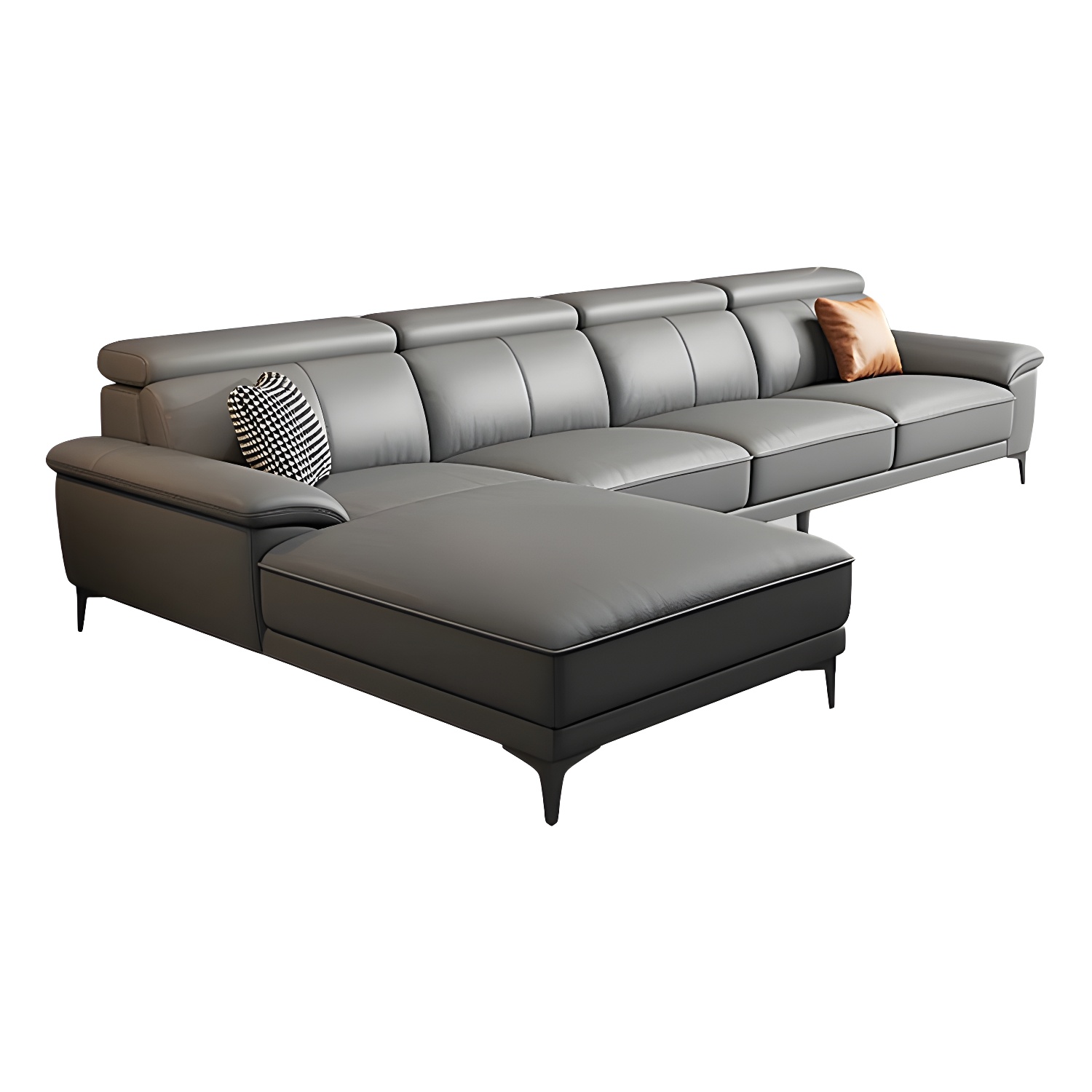 Leather Sectional Sofa | Ormau - image 28