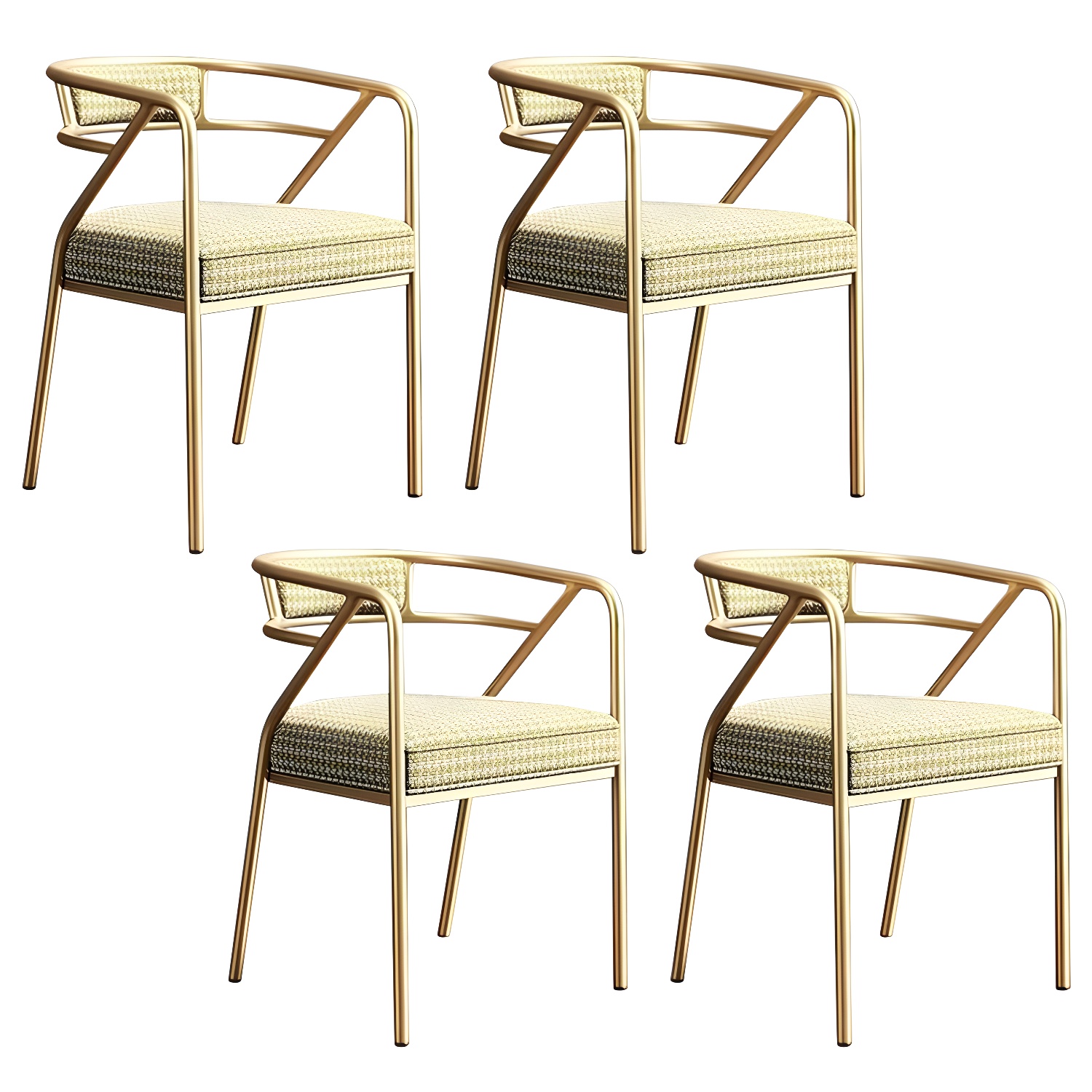 Glam Upholstered Arm Chair | Ormau - image 34