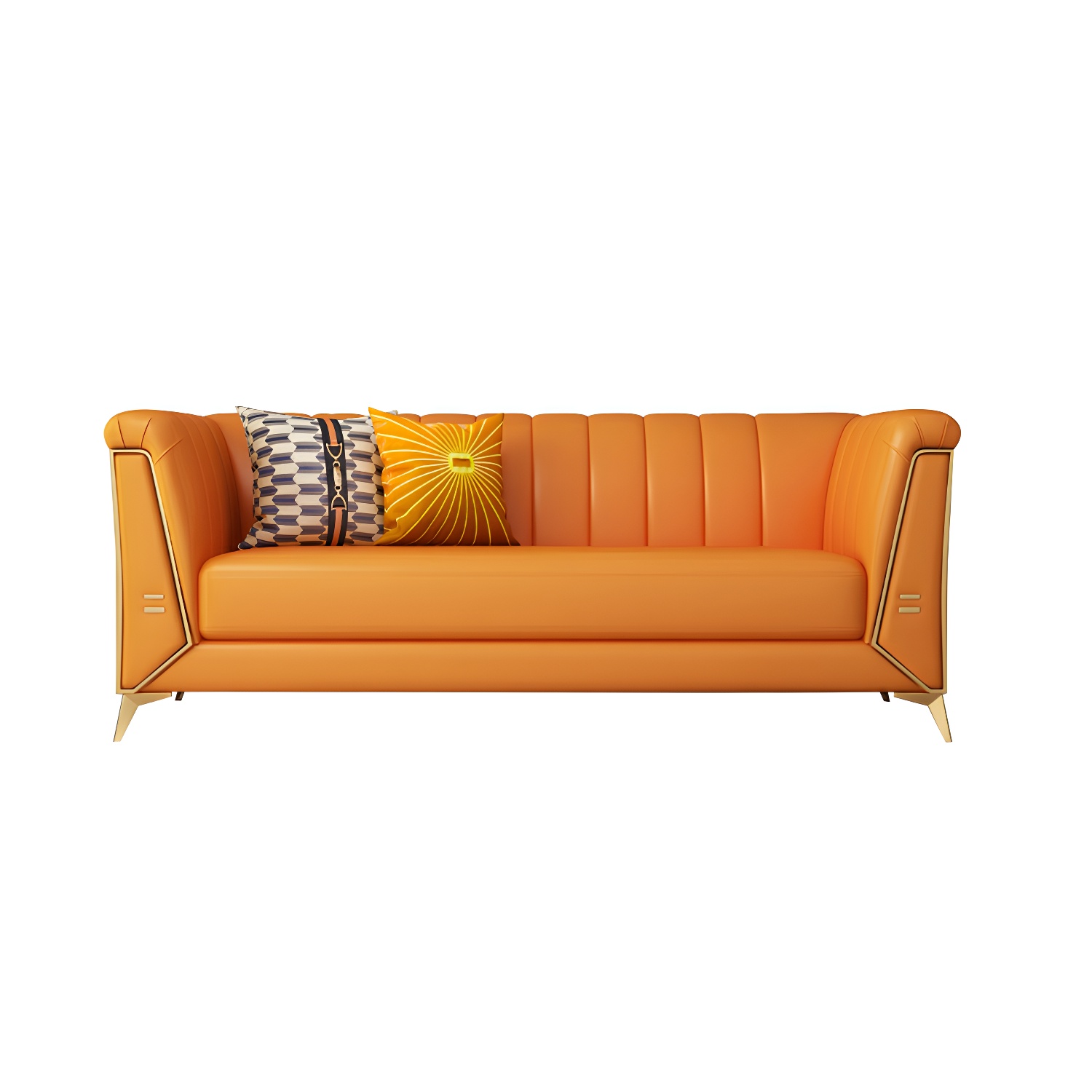 Glam Wood Frame Sofa | Ormau - image 32