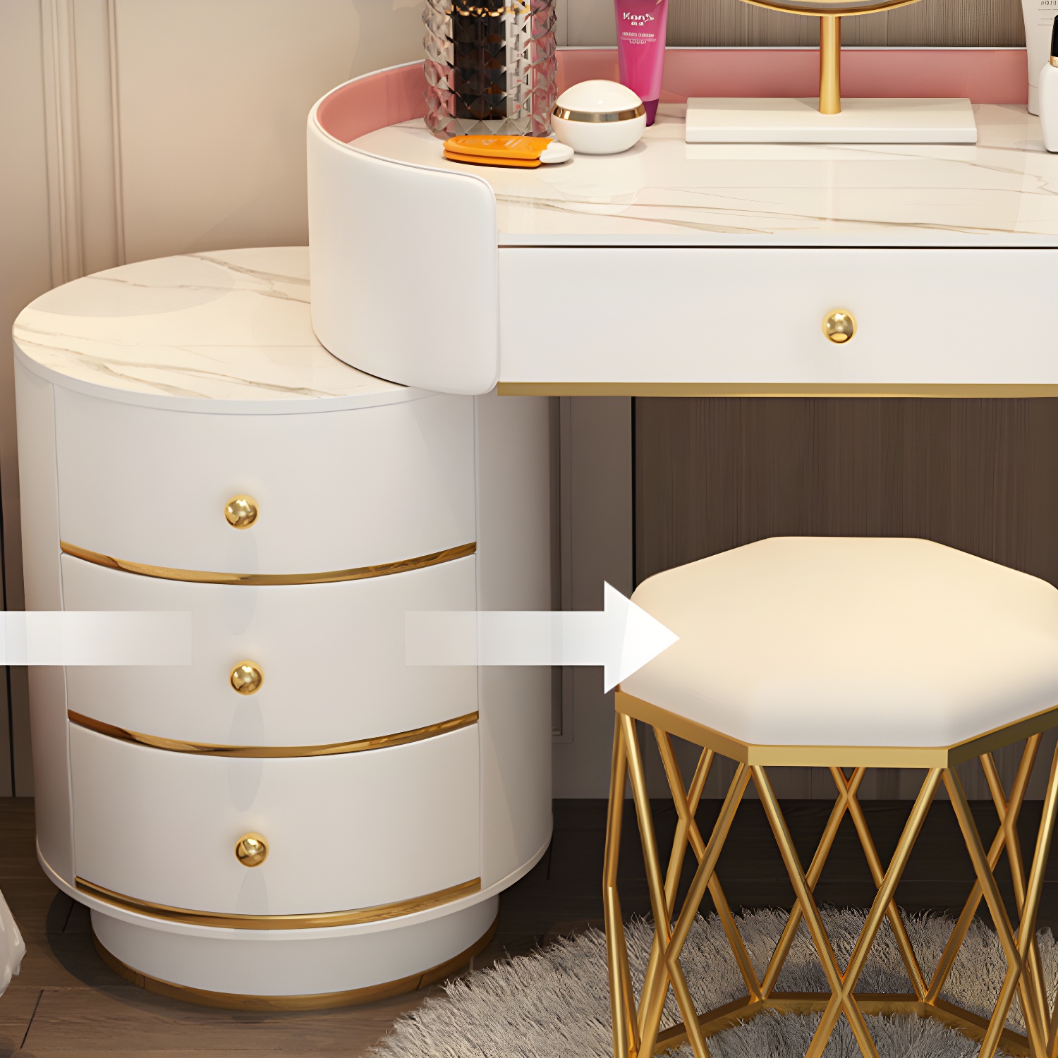 Metallic Lighted Vanity | Ormau - image 11