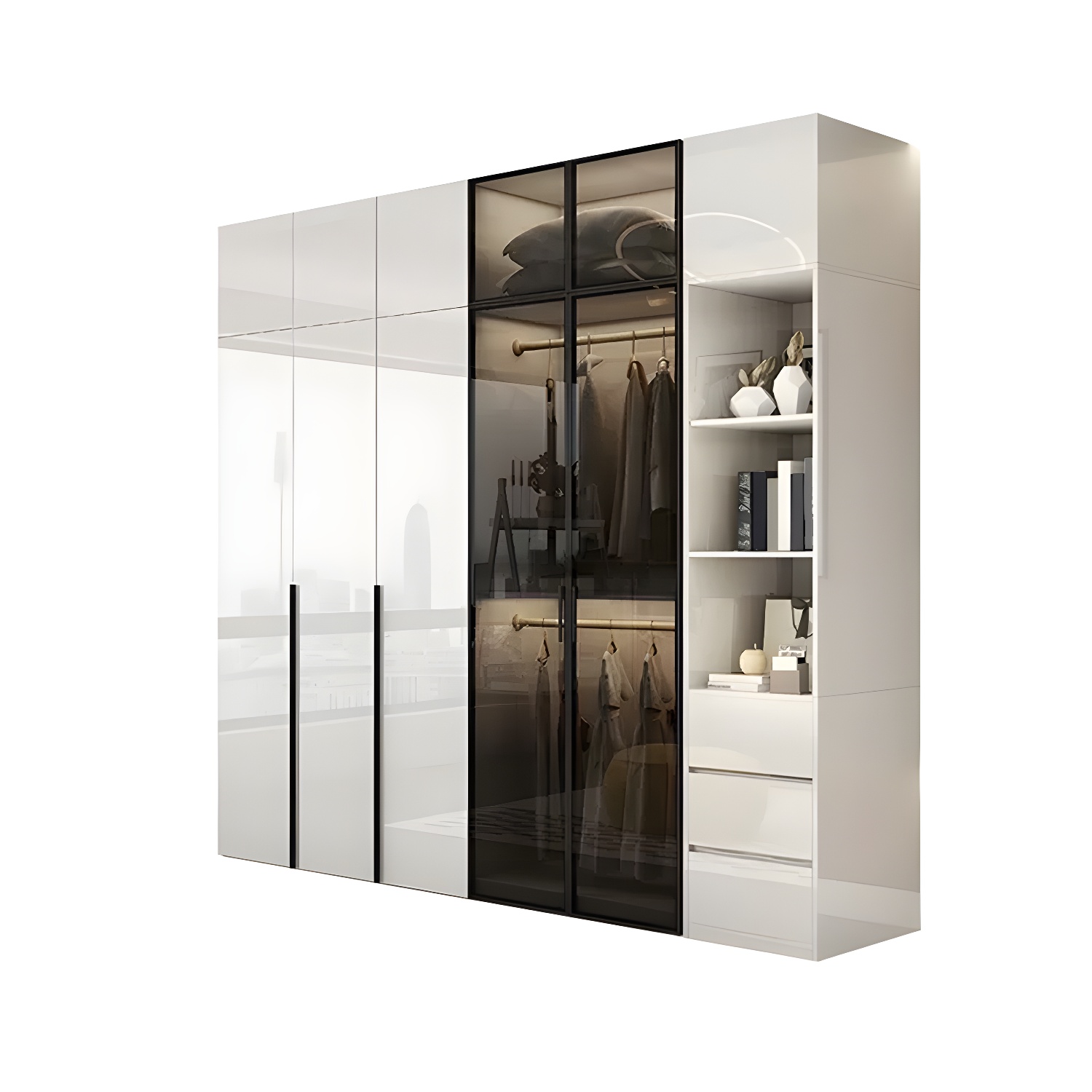 Sleek White Wardrobe | Ormau - image 57