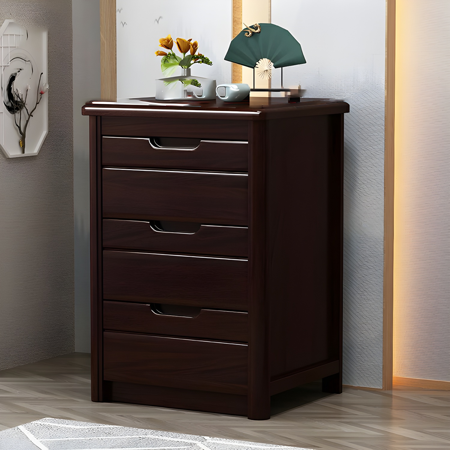 Wood Dresser | Narrow Vertical Design | Ormau - image 1
