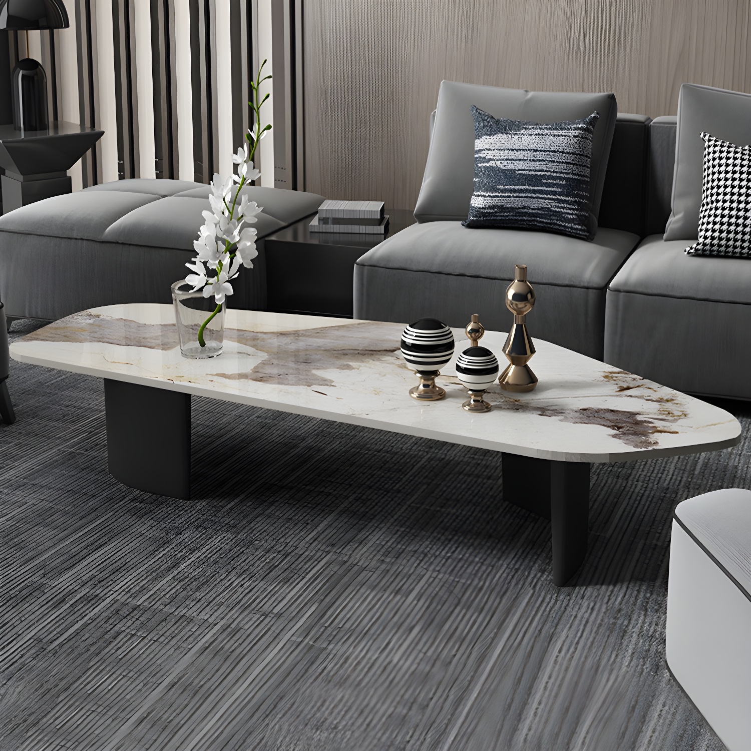 Glam Slate Cocktail Table | Ormau - image 11
