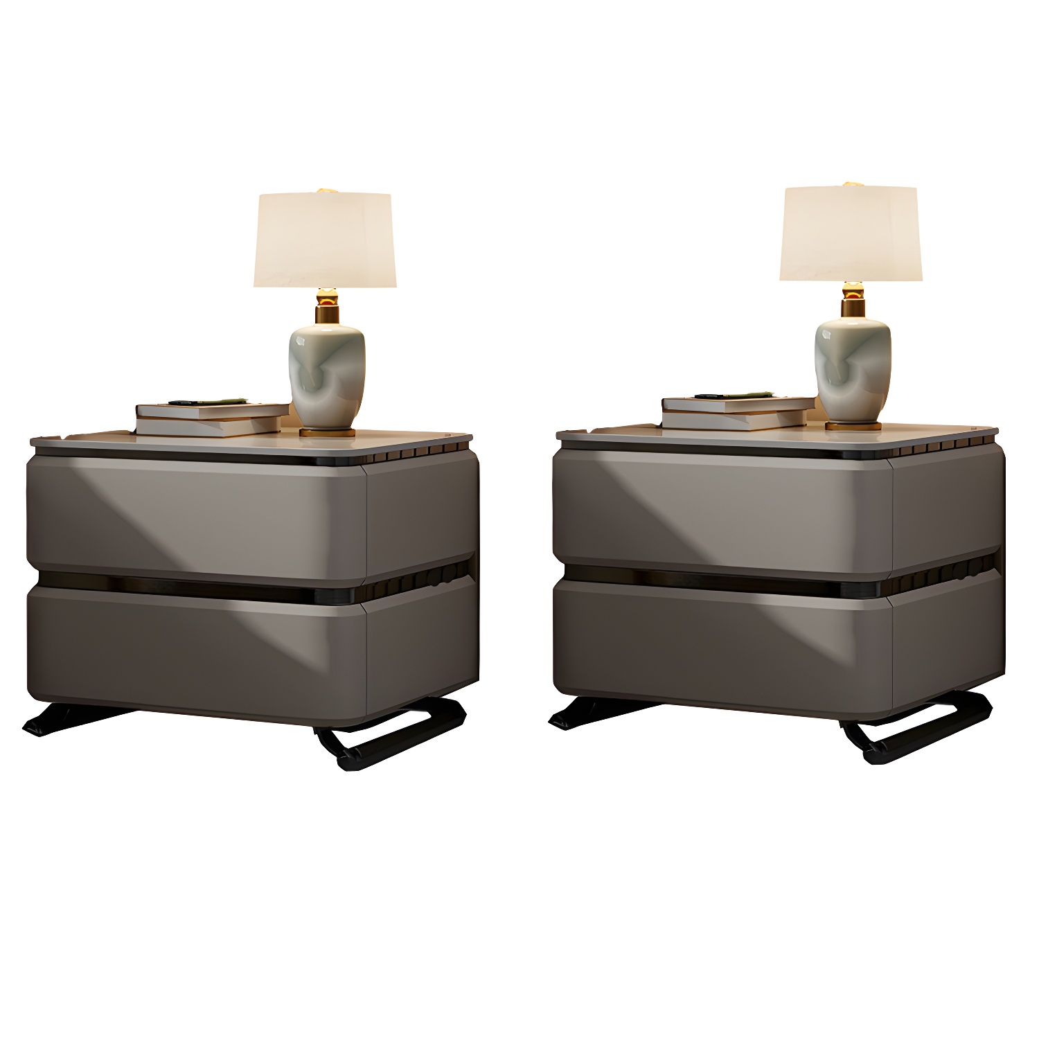 Modern Stone Nightstand | Ormau - image 32