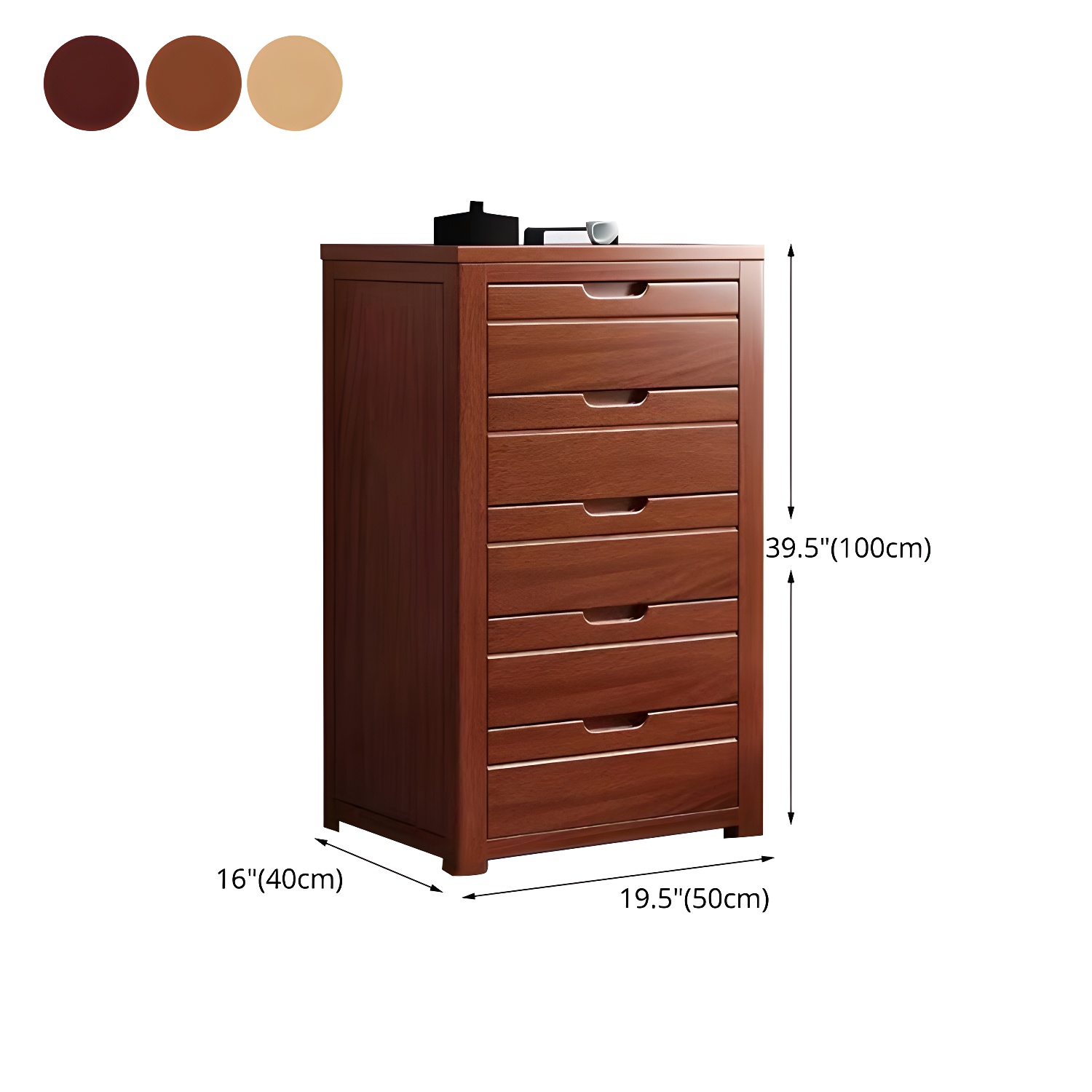 Solid Wood Vertical Dresser | Ormau - image 20