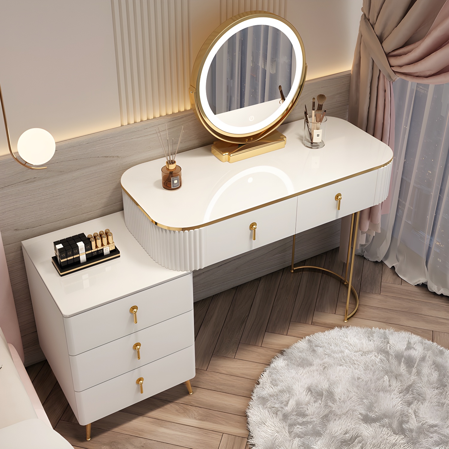 Mirrored Vanity Desk | Ormau - image 30