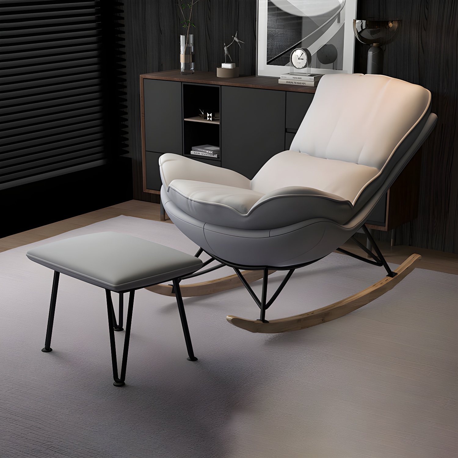 Spindle Glider & Ottoman | Ormau - image 10