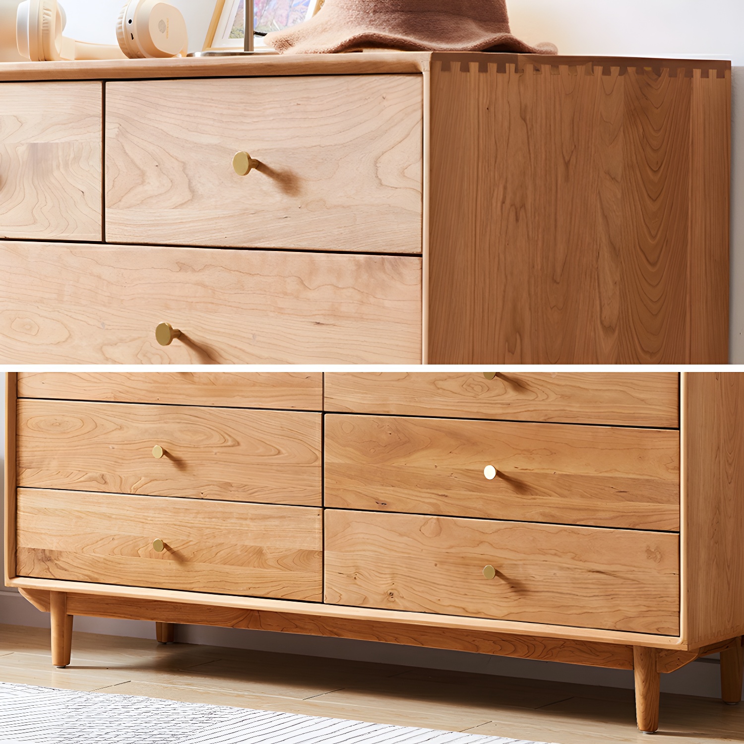 Modern Brown Wood Dresser | Ormau - image 7