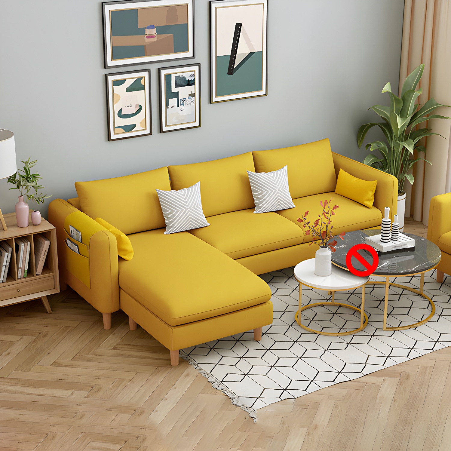 Modern L-Sectional Sofa | Ormau - image 6