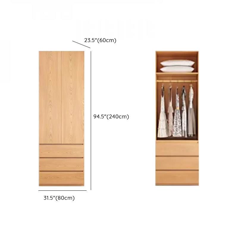 Natural Wood Almirah Wardrobe | Ormau - image 24