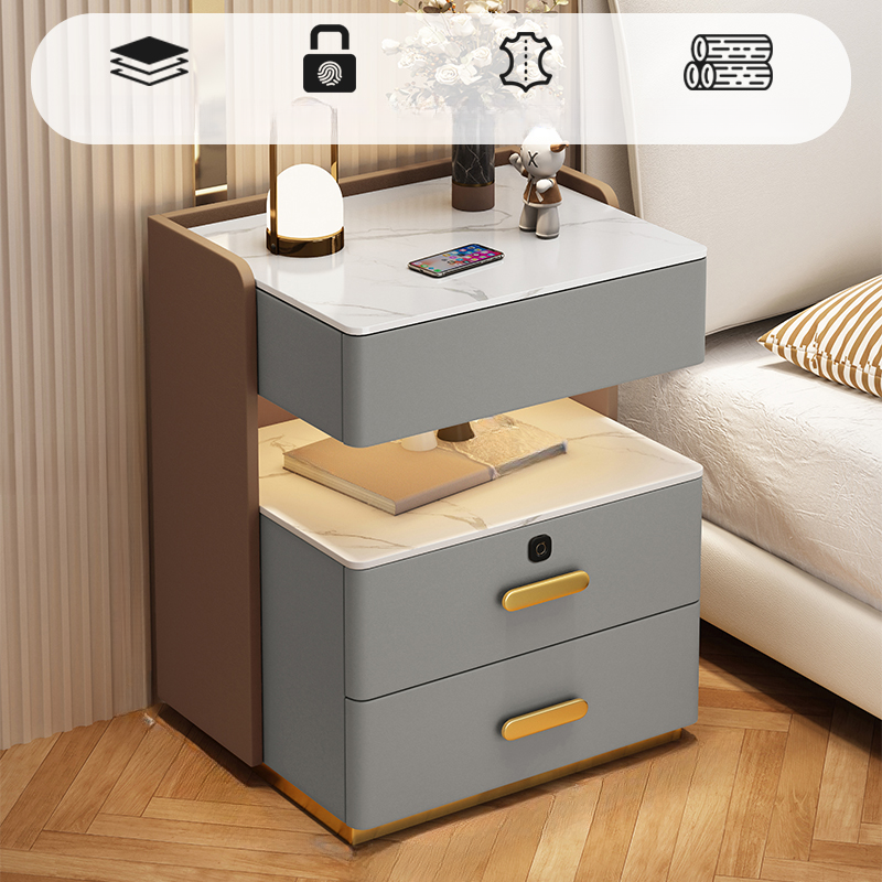 Illuminated Stone Nightstand | Ormau - image 5