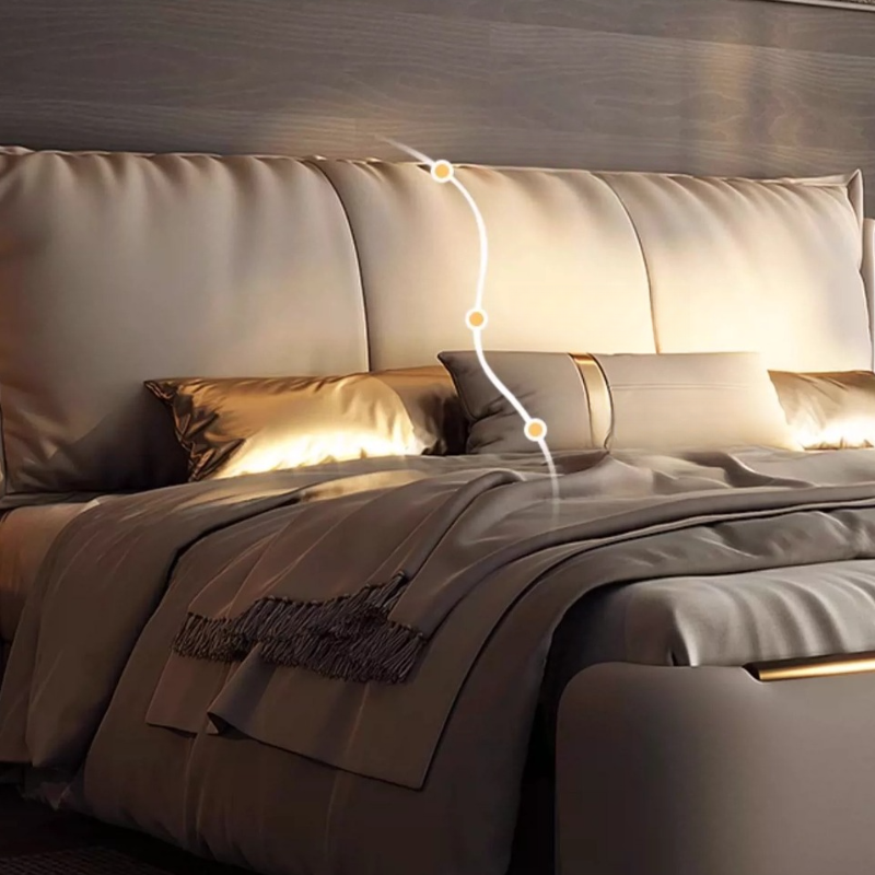 Luxurious Gray Storage Bed | Ormau - image 6