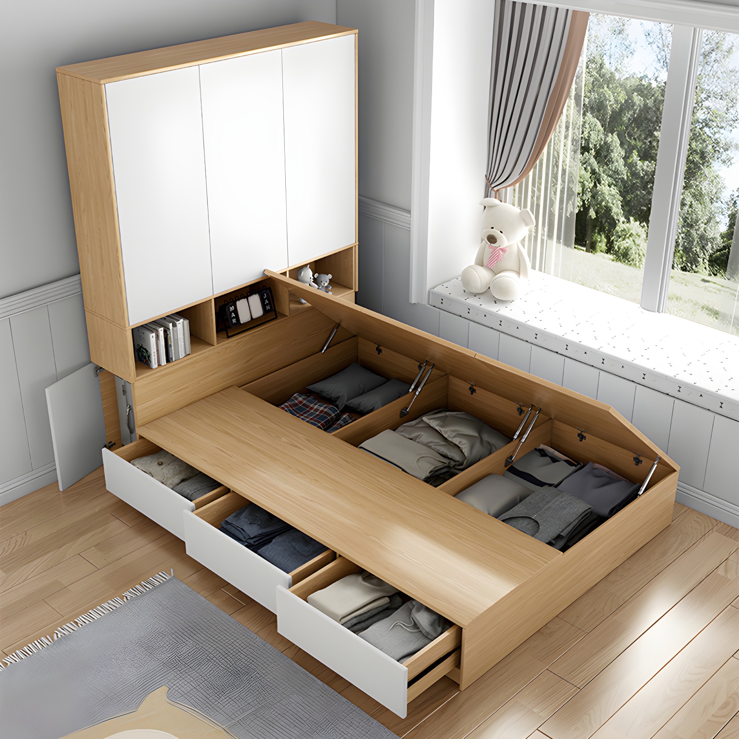 Wood Platform Bed Frame | Ormau - image 3