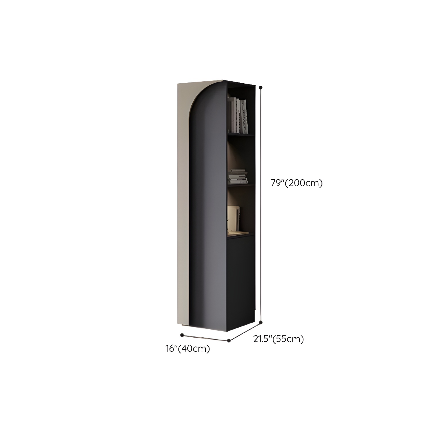 Modern Grey Wood Armoire | Ormau - image 28