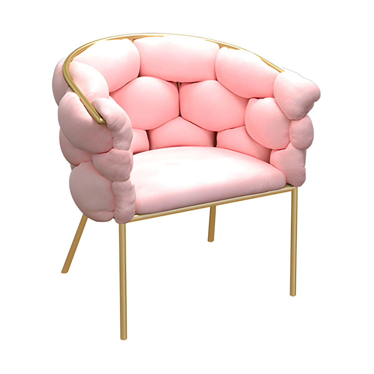 Glam Upholstered Dining Chair | Ormau - image 7