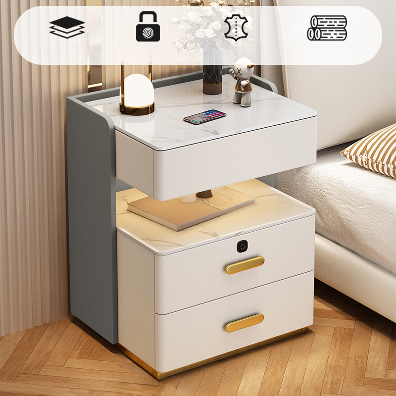 Illuminated Stone Nightstand | Ormau - image 3