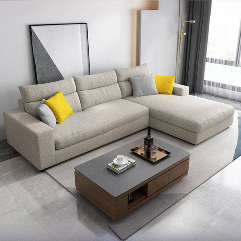 L-Shape Pillow Back Sofa | Ormau - image 1
