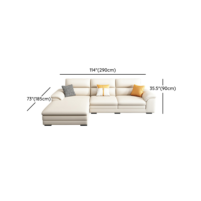 Modern White Sectional Sofa | Ormau - image 16