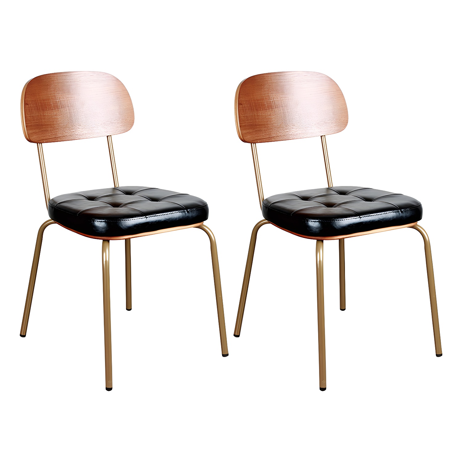 Industrial Leather Dining Chair | Ormau - image 31