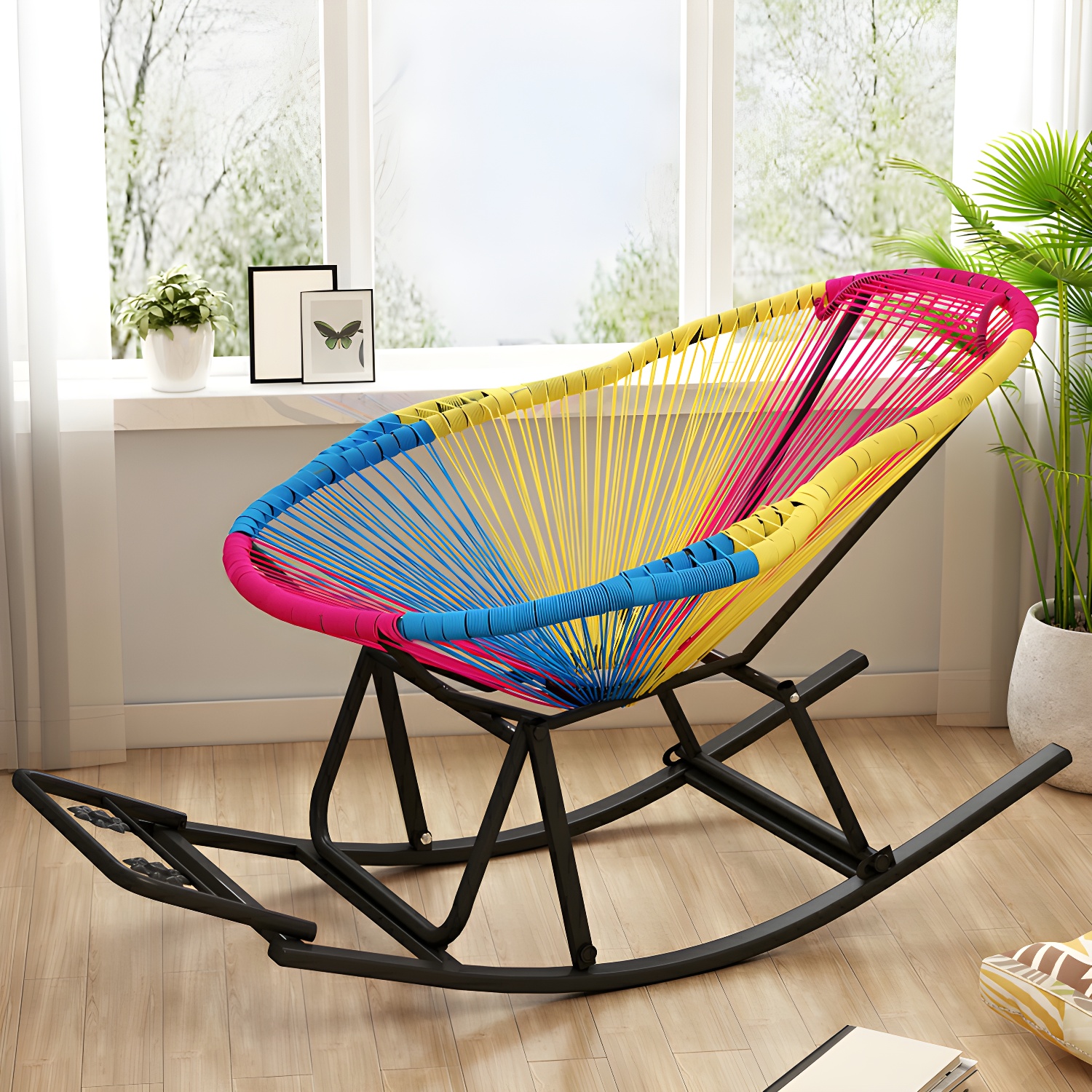 Wicker Rocking Accent Chair | Ormau - image 20