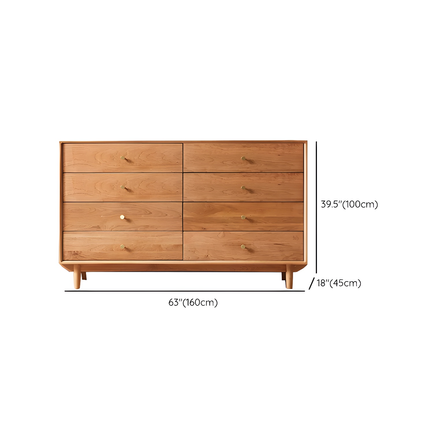 Modern Brown Wood Dresser | Ormau - image 16