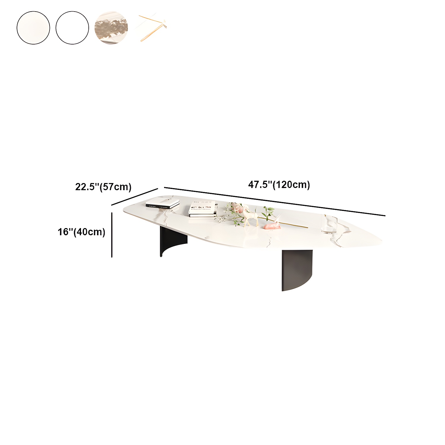 Stone Geometric Coffee Table | Ormau - image 9